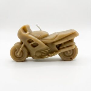 Vela de cera de abeja natural – Figura Moto Deportiva